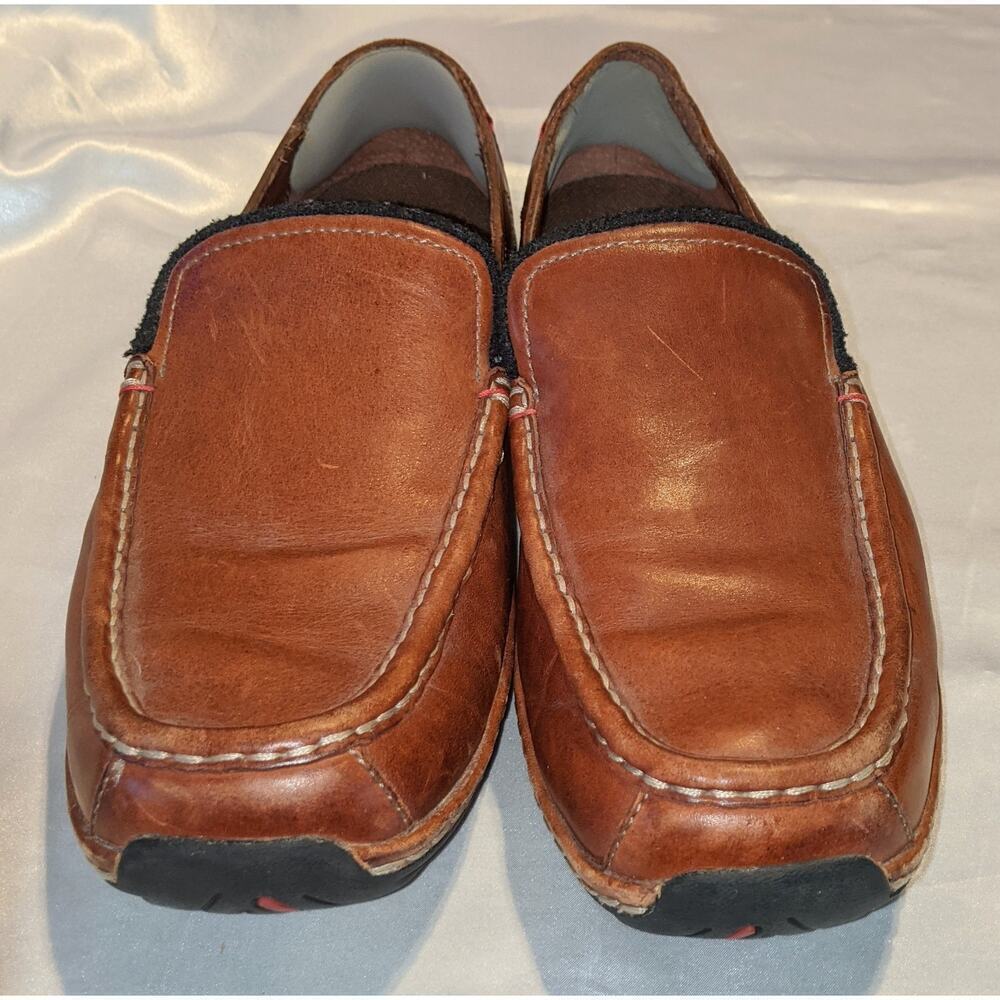 Wenger Swiss Supreme Quality Hiking Mocs Full Grain Leather Brown Size 12 GUC - Picture 3 of 11